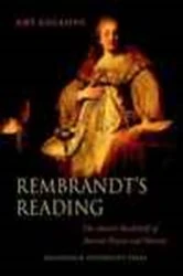 Book cover of Rembrandt's Reading by Amy Golahny