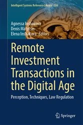 Book cover of Remote Investment Transactions in the Digital Age by Agnessa Inshakova