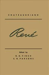 Book cover of René by François-René de Chateaubriand