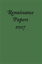 Book cover of Renaissance Papers 2007 by Christopher Cobb