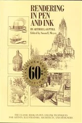 Book cover of Rendering in Pen and Ink by Arthur L. Guptill