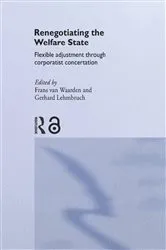 Book cover of Renegotiating the Welfare State by Gerhard Lehmbruch