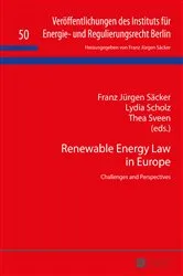 Book cover of Renewable Energy Law in Europe by Franz Jürgen Säcker