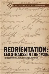 Book cover of Reorientation: Leo Strauss in the 1930s by M. Yaffe