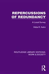 Book cover of Repercussions of Redundancy by Hilda R. Kahn