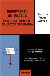 Book cover of Repertorio de Música para Institutos de Educación Secundaria by Justina Pérez Cantos