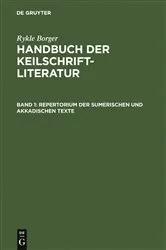 Book cover of Repertorium der sumerischen und akkadischen Texte by Rykle Borger