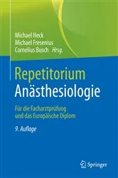 Book cover of Repetitorium Anästhesiologie (9th ed.) by Michael Heck