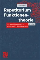 Book cover of Repetitorium Funktionentheorie (2nd ed.) by Unknown