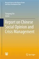 Book cover of Report on Chinese Social Opinion and Crisis Management by Yungeng Xie