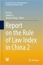 Book cover of Report on the Rule of Law Index in China 2 by He Tian