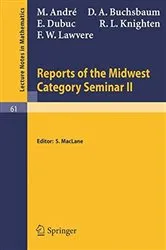Book cover of Reports of the Midwest Category Seminar II by M. Andre