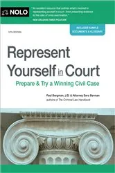 Book cover of Represent Yourself in Court (12th ed.) by Paul Bergman