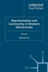 Book cover of Representation and Community in Western Democracies by N. Rao