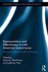Book cover of Representation and Effectiveness in Latin American Democracies by Moira B. MacKinnon