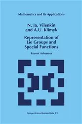 Book cover of Representation of Lie Groups and Special Functions by N.Ja. Vilenkin