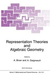 Book cover of Representation Theories and Algebraic Geometry by Unknown
