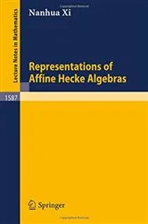 Book cover of Representations of Affine Hecke Algebras by Unknown