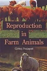 Book cover of Reproduction In Farm Animals by Giriraj Prajapati