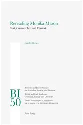 Book cover of Rereading Monika Maron by Unknown