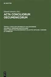 Book cover of Rerum Chalcedonensium collectio Vaticana. Canones et Symbolum by Eduard Schwartz
