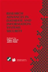 Book cover of Research Advances in Database and Information Systems Security by Vijay Atluri