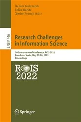 Book cover of Research Challenges in Information Science by Renata Guizzardi