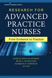 Book cover of Research for Advanced Practice Nurses, Third Edition (3rd ed.) by Marcia Pencak Murphy