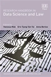 Book cover of Research Handbook in Data Science and Law by Vanessa Mak