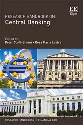 Book cover of Research Handbook on Central Banking by Peter Conti-Brown