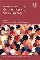 Book cover of Research Handbook on Competition and Corporate Law by Florence Thépot