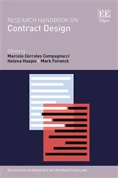 Book cover of Research Handbook on Contract Design by Marcelo Corrales Compagnucci