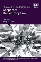 Book cover of Research Handbook on Corporate Bankruptcy Law by Barry E. Adler
