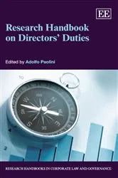 Book cover of Research Handbook on Directors’ Duties by Adolfo Paolini