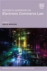 Book cover of Research Handbook on Electronic Commerce Law by John A. Rothchild