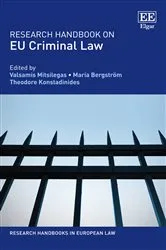 Book cover of Research Handbook on EU Criminal Law by Valsamis Mitsilegas