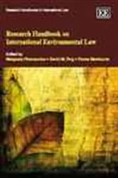 Book cover of Research Handbook on International Environmental Law by Unknown