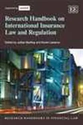 Book cover of Research Handbook on International Insurance Law and Regulation by Julian Burling