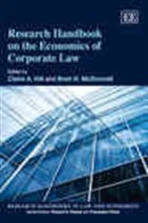 Book cover of Research Handbook on the Economics of Corporate Law by Claire A. Hill