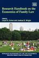 Book cover of Research Handbook on the Economics of Family Law by Unknown