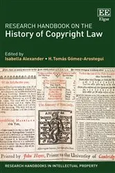 Book cover of Research Handbook on the History of Copyright Law by Isabella Alexander
