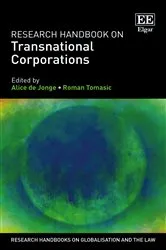 Book cover of Research Handbook on Transnational Corporations by Alice de Jonge