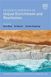 Book cover of Research Handbook on Unjust Enrichment and Restitution by Elise Bant