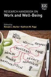 Book cover of Research Handbook on Work and Well-Being by Ronald J. Burke