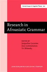 Book cover of Research in Afroasiatic Grammar by Jacqueline Lecarme