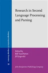 Book cover of Research in Second Language Processing and Parsing by Unknown