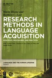 Book cover of Research Methods in Language Acquisition by Barbara Lust