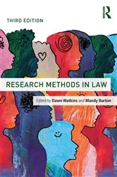 Book cover of Research Methods in Law (3rd ed.) by Dawn Watkins