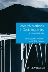 Book cover of Research Methods in Sociolinguistics by Janet Holmes