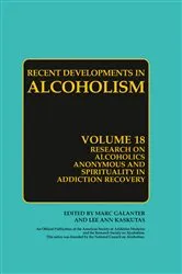 Book cover of Research on Alcoholics Anonymous and Spirituality in Addiction Recovery by Marc Galanter